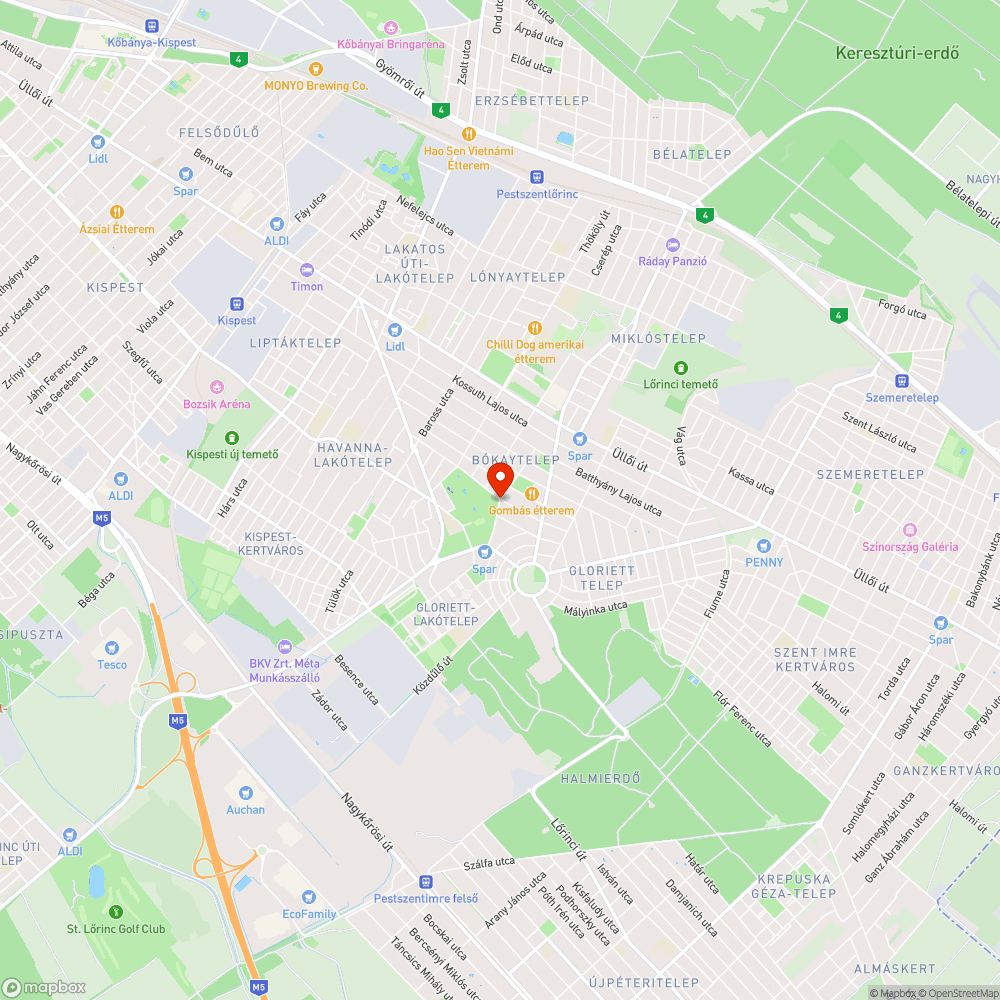 Hiányzó utcanévtábák bejelentés helye