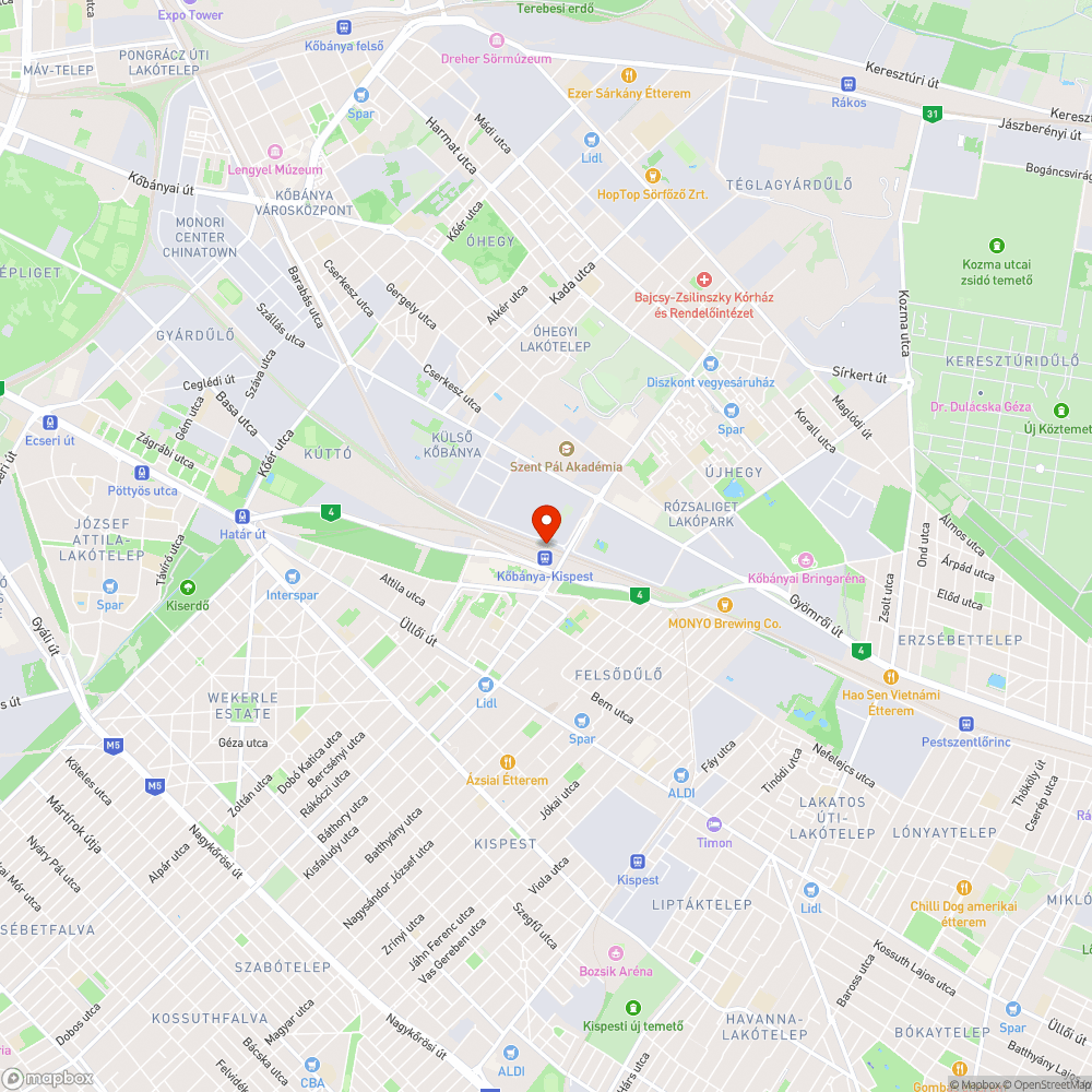 Működésképtelen mozgólépcső bejelentés helye