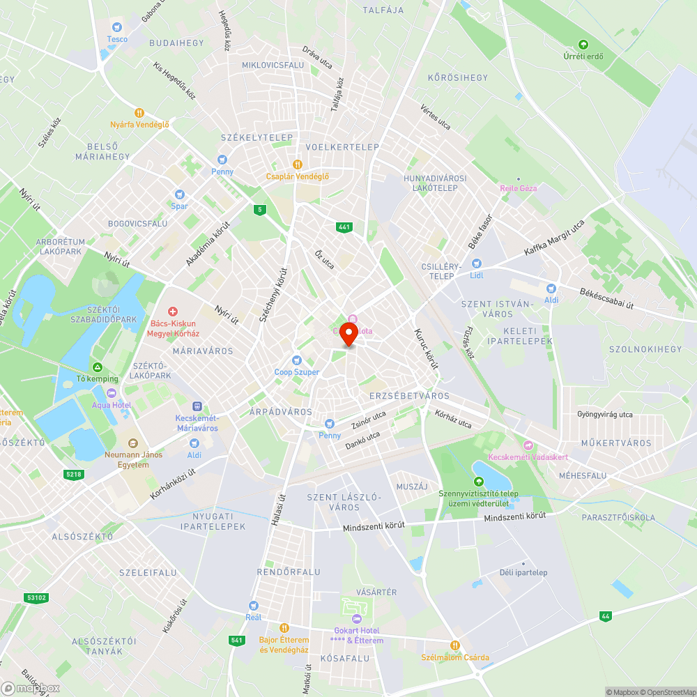 Feltöredezett járda bejelentés helye