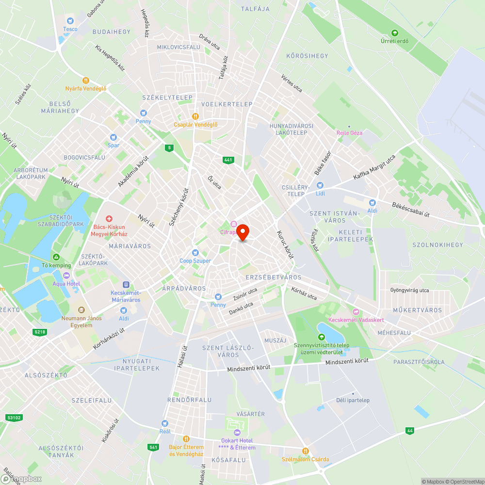 Útburkolati jelek hiánya bejelentés helye
