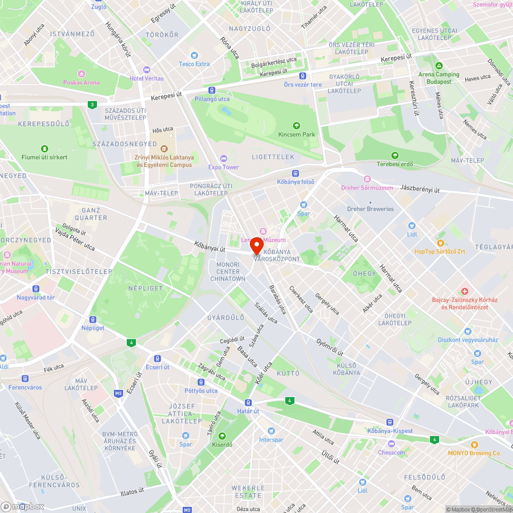 zöldülő járda bejelentés helye