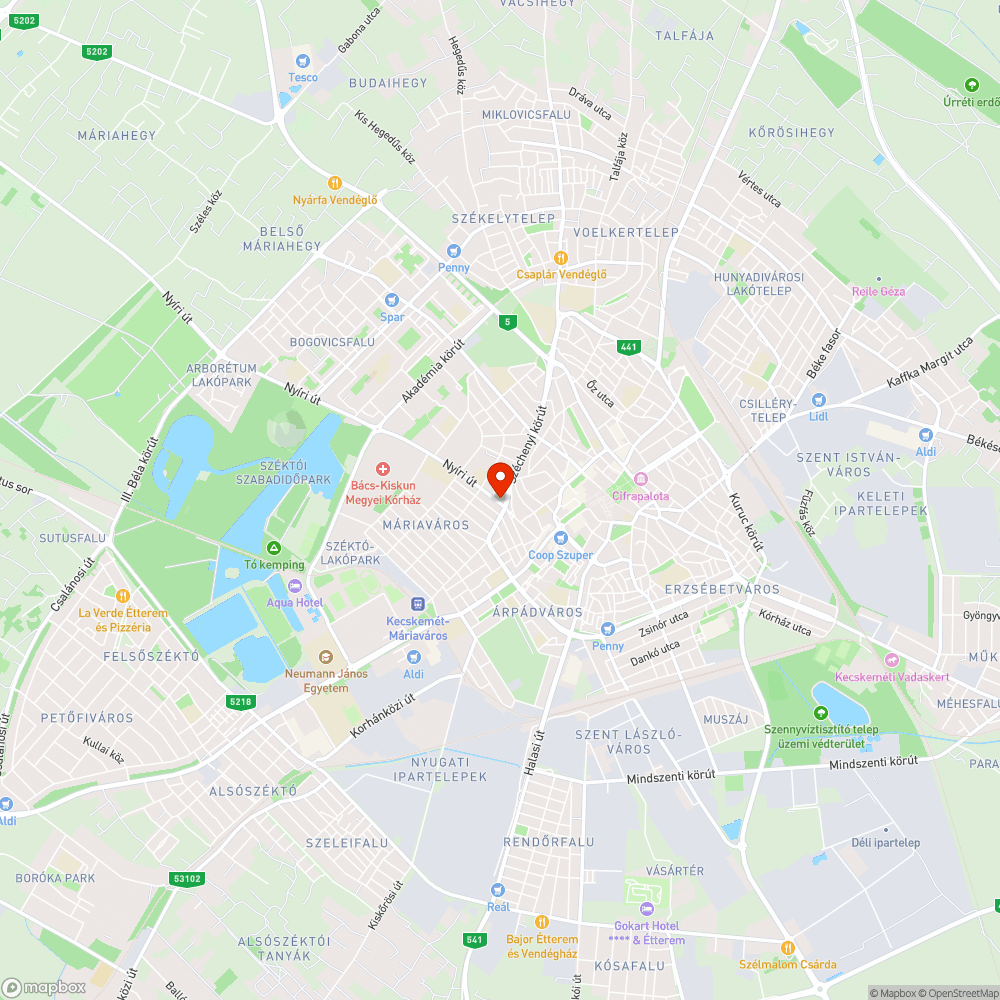 Szabálytalanul parkoló autók miatt járhatatlan kerékpárút bejelentés helye
