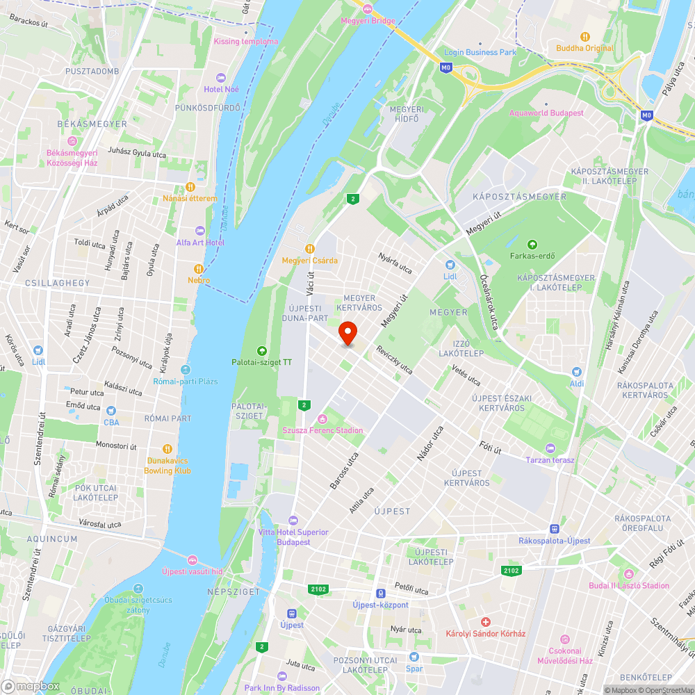 Újpesti Gyorsulási Verseny bejelentés helye