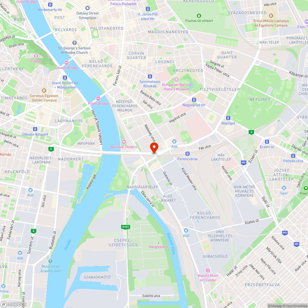 Töredezett útburkolat bejelentés helye