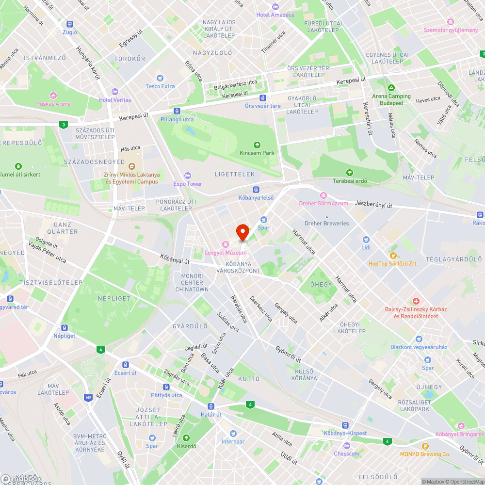 ott felejtett terelő bólya bejelentés helye