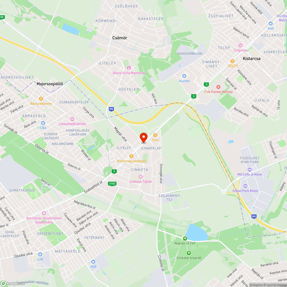 Kerékpárúton parkoló autók és egyéb akadályok bejelentés helye