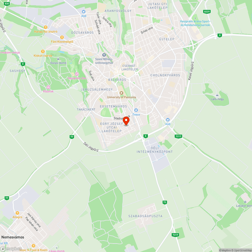 Ifjúság utca bejelentés helye