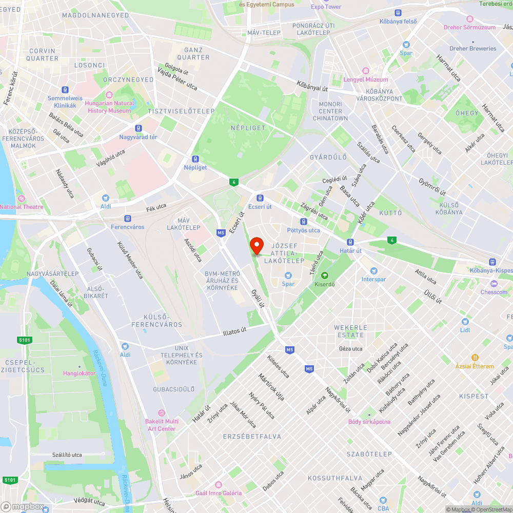 Kerékpár útra belógó fák. bejelentés helye