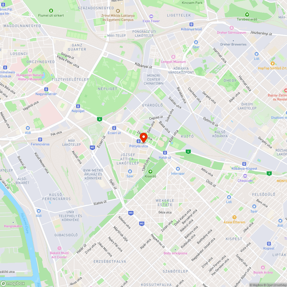 Kipusztult fa - Üllői út bejelentés helye