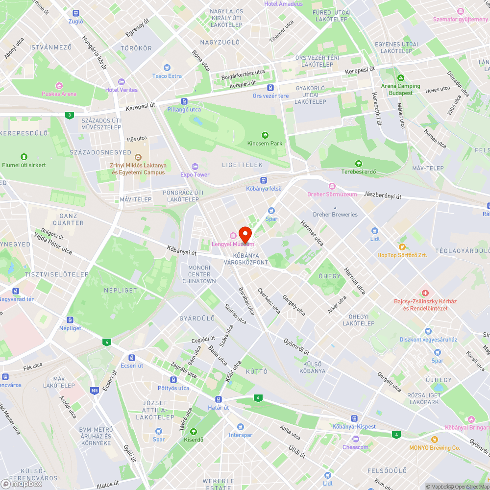 kidőlt parkolásgátló bejelentés helye