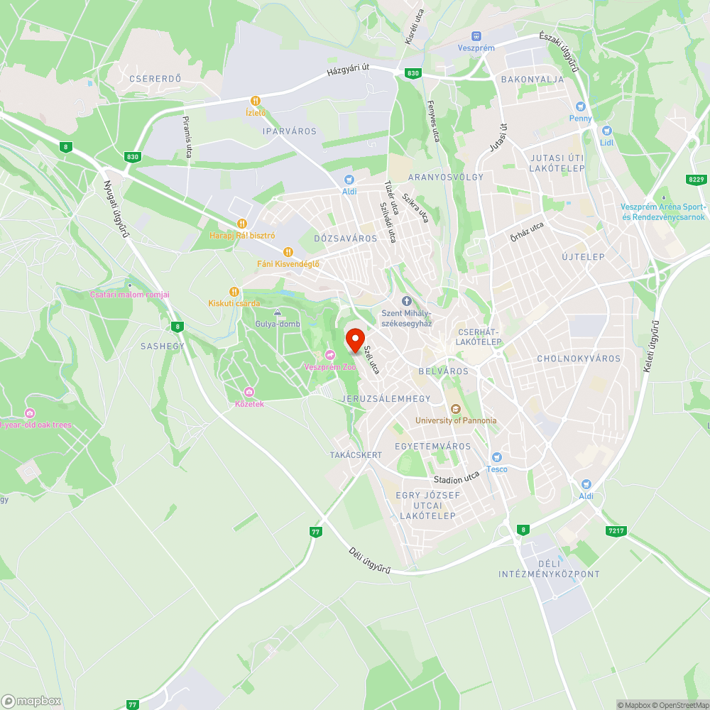 Elhagyott jármű bejelentés helye