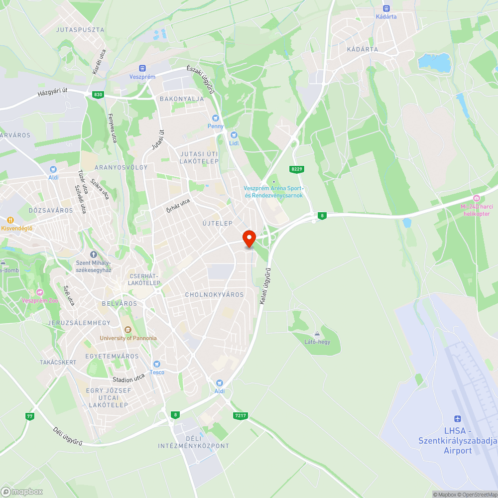 Bokor az úton bejelentés helye