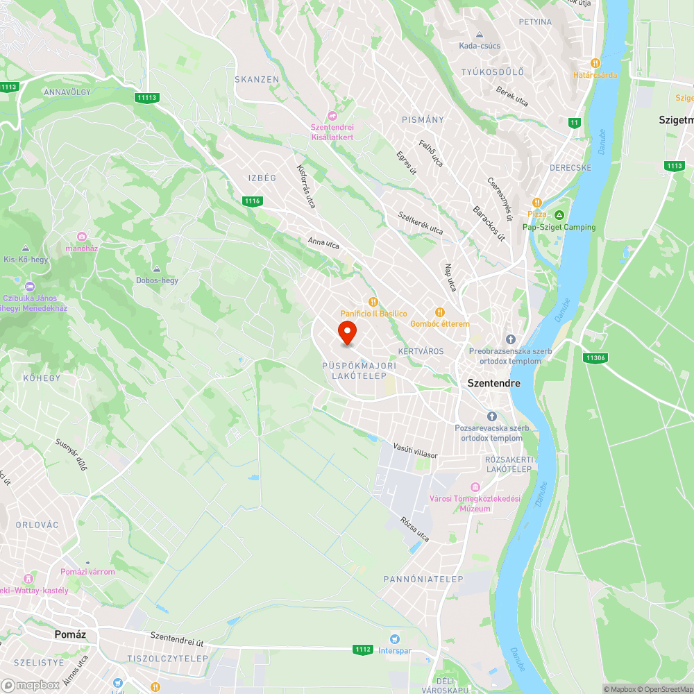 Beszakadt fedél a Kálvária úton bejelentés helye