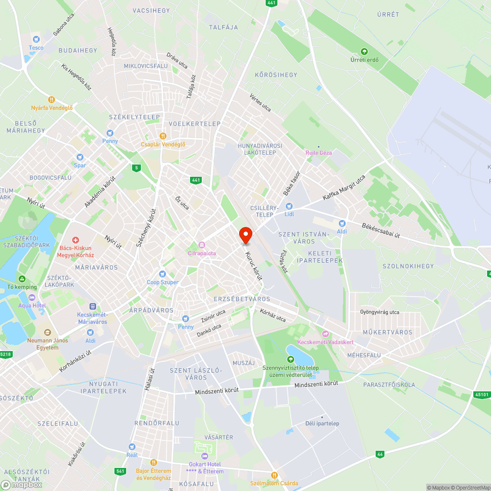 Rossz állapotú trafóház bejelentés helye