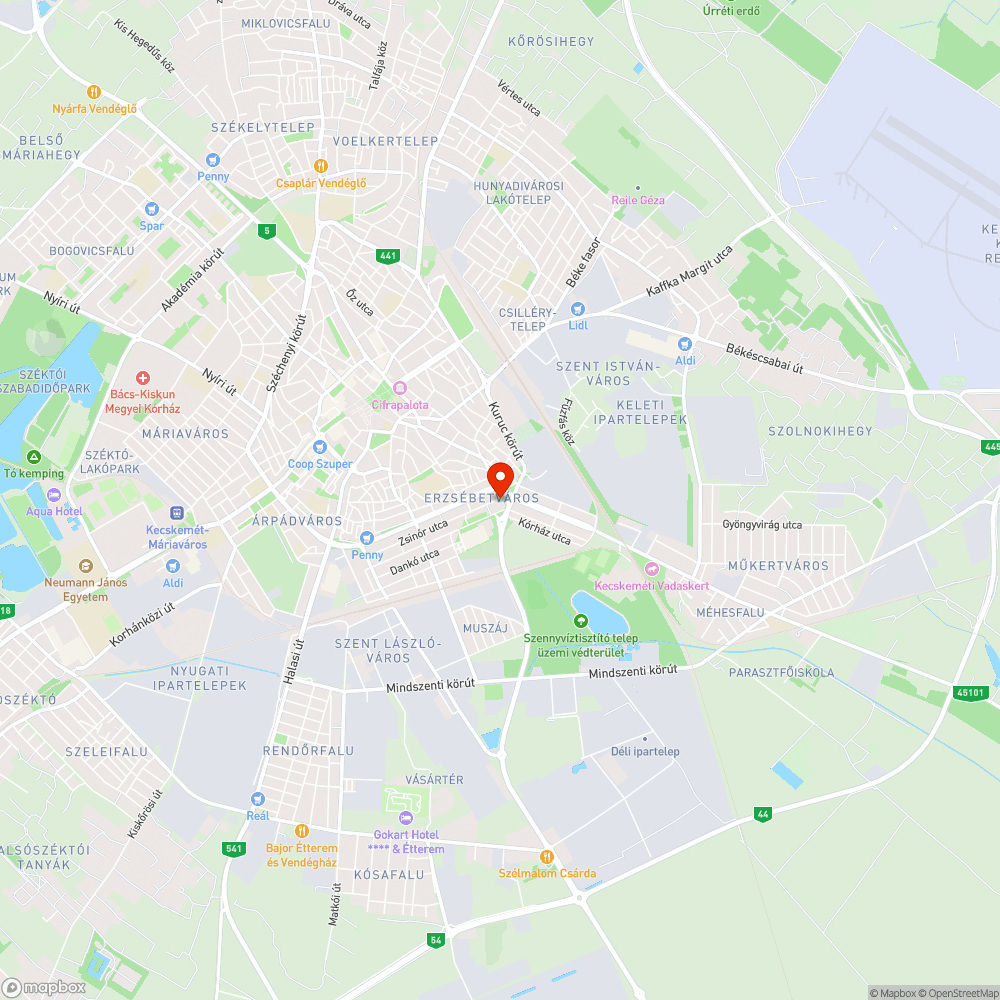 Illegális szemétlerakás a Zsinór utca végén bejelentés helye