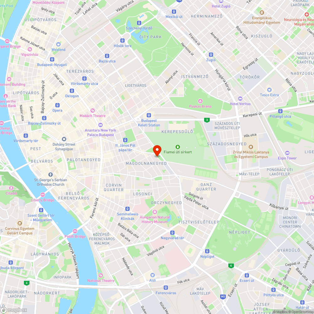 Beszakadt járda bejelentés helye