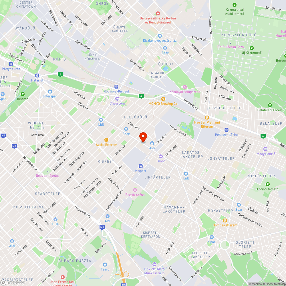 30 km/h zóna vége tábla olvashatatlanná vált - Villanytelep u. bejelentés helye