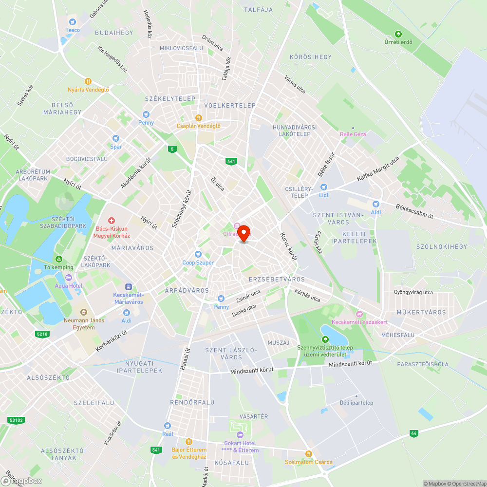 Eltakart behajtani tilos tábla bejelentés helye