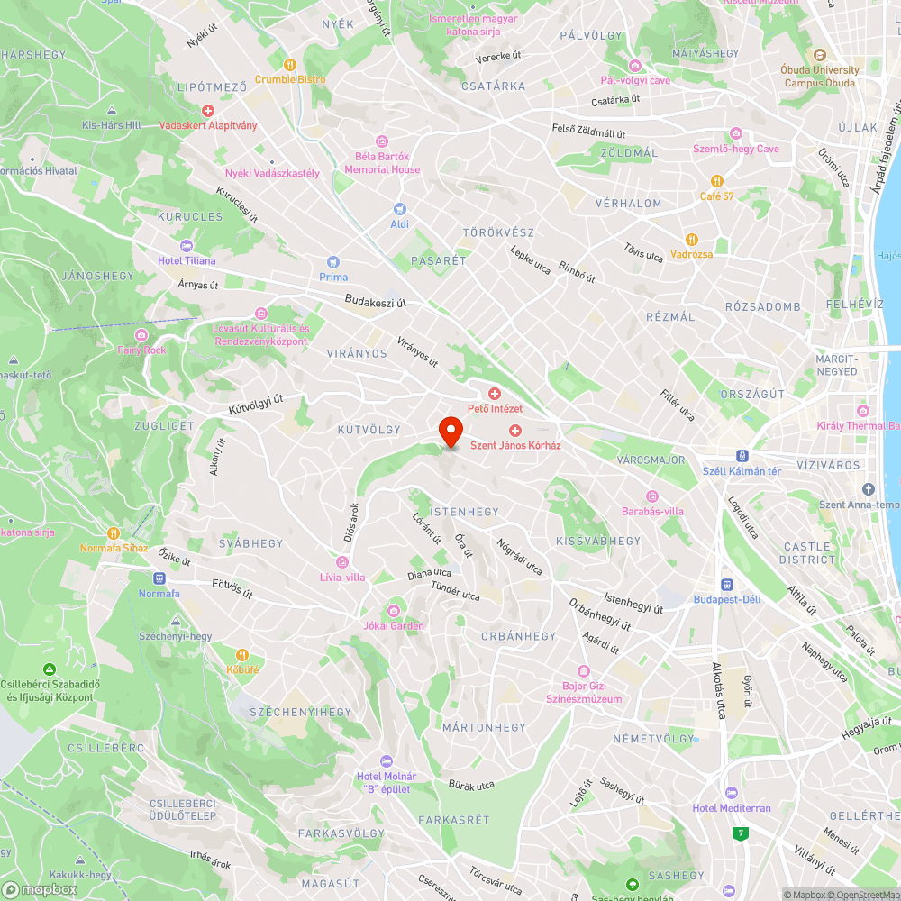 Elhagyott autó bejelentés helye