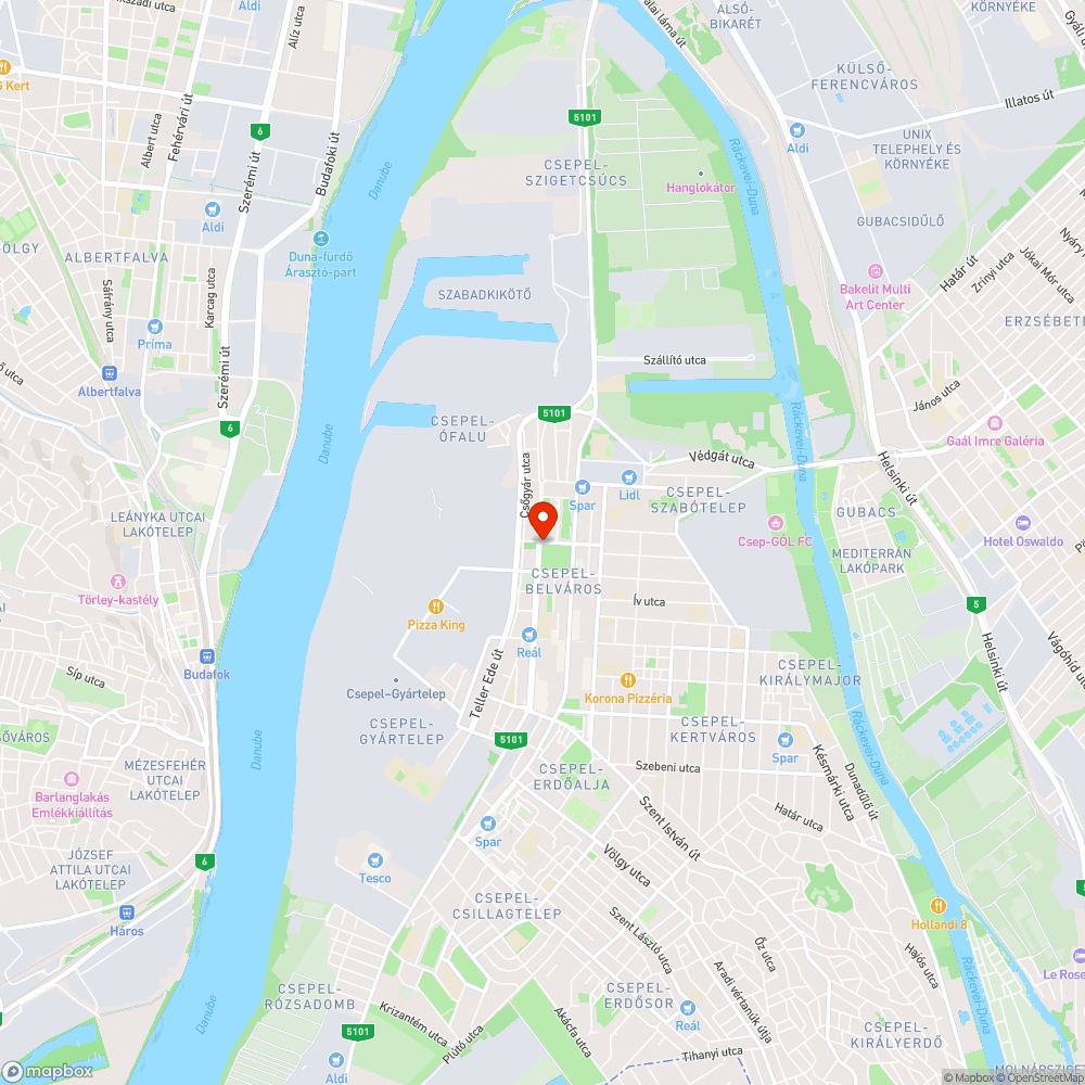 Úthibák - Szent Imre tér bejelentés helye