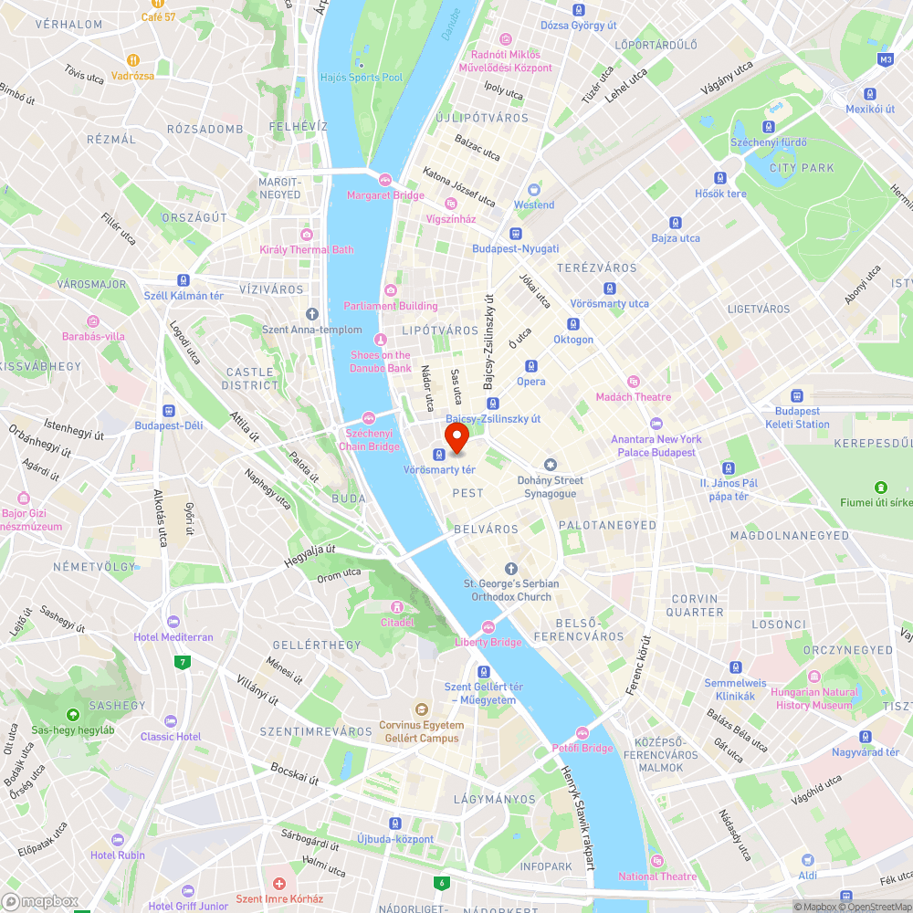 Belváros szétesett főutcája bejelentés helye