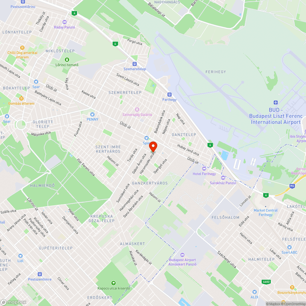 Megrongált játszótér bejelentés helye