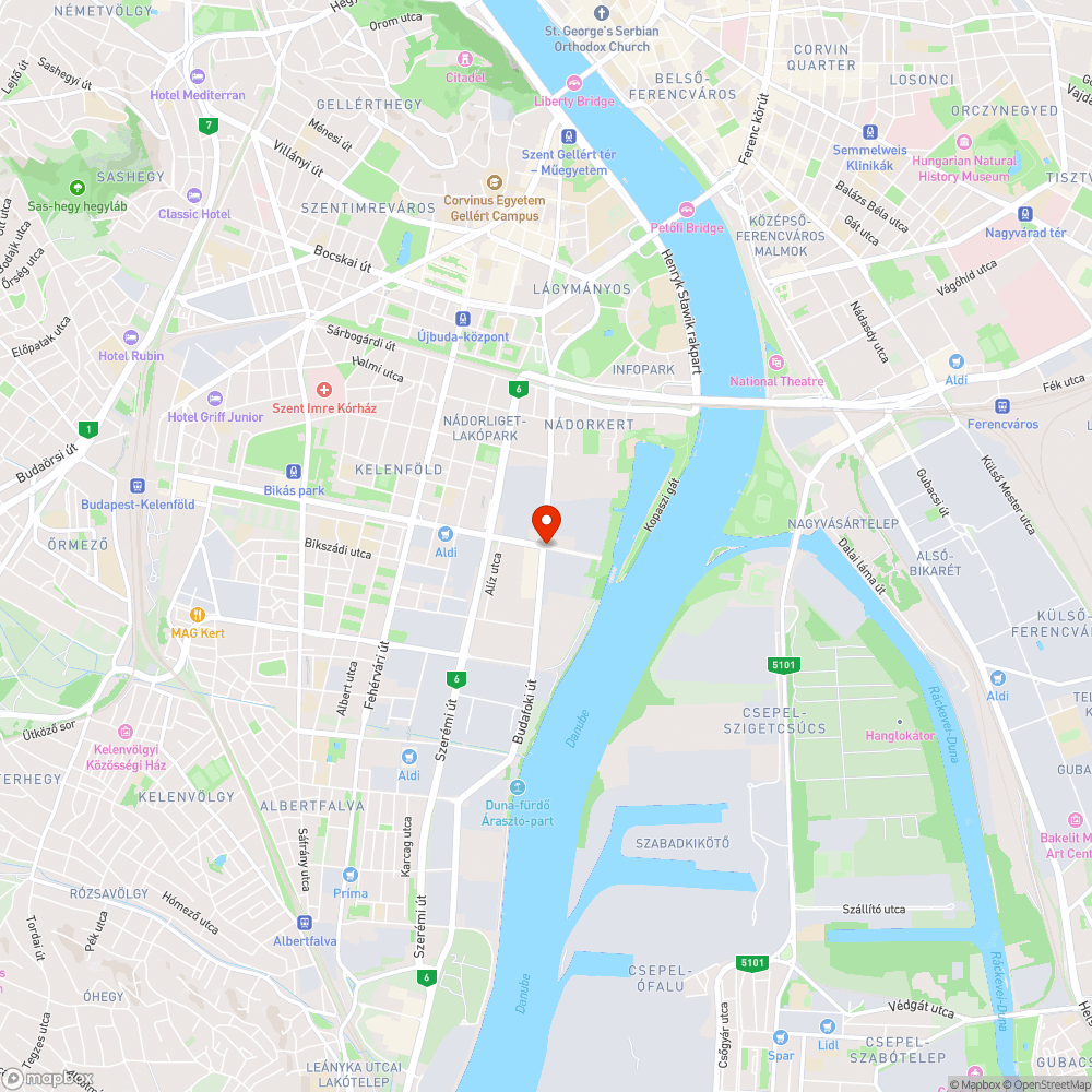 Hengermalom - Budafoki út kereszteződés szabálymódosítás bejelentés helye