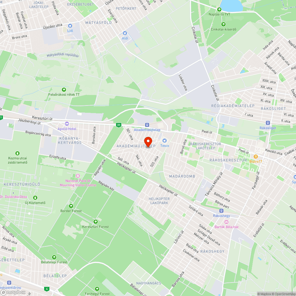 Látja? Nem látja? Na látja! bejelentés helye