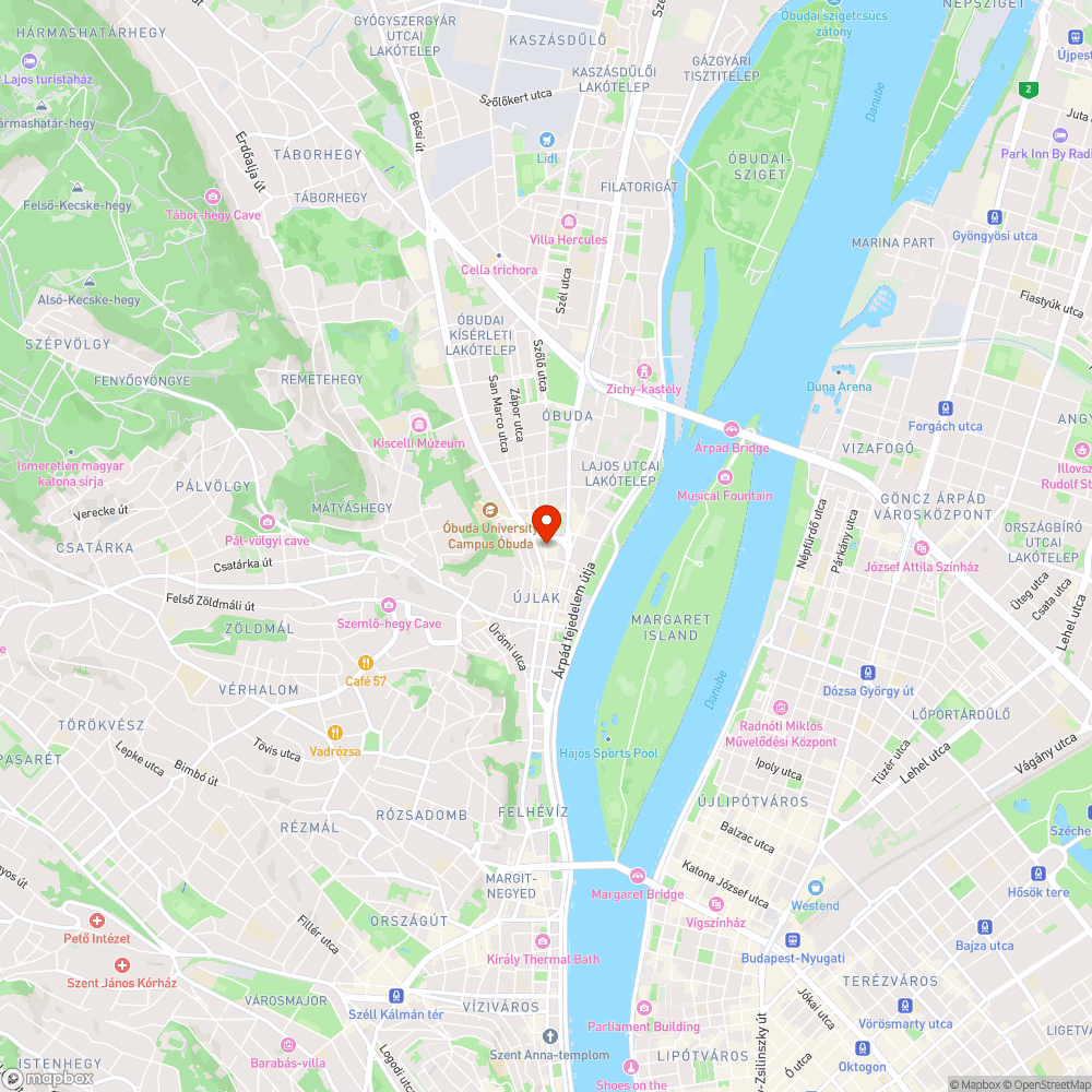 Az Óbudai Promenád állapota bejelentés helye