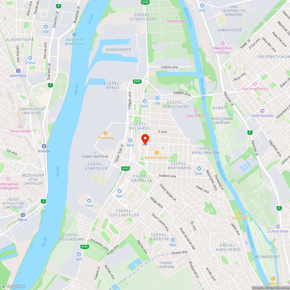 Fakó bejelentés helye