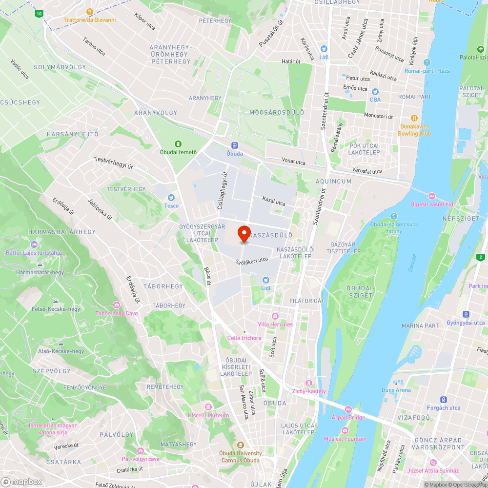 Kunigunda útja bejelentés helye
