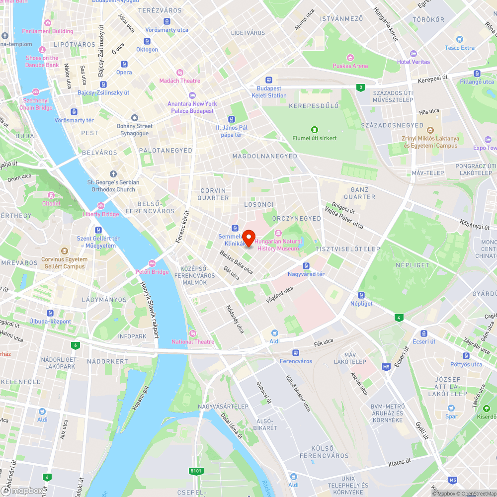 Lyukas járda bejelentés helye