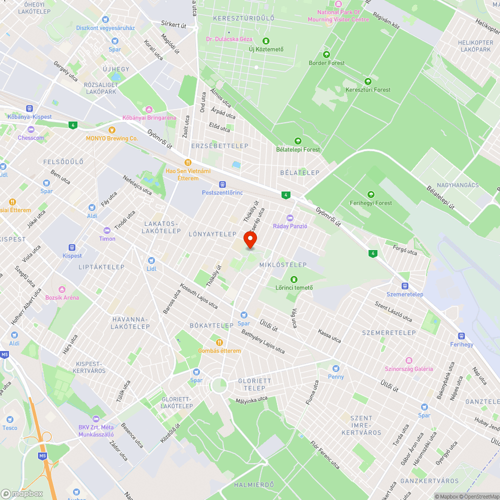 Szemét Önkormányzati területen bejelentés helye