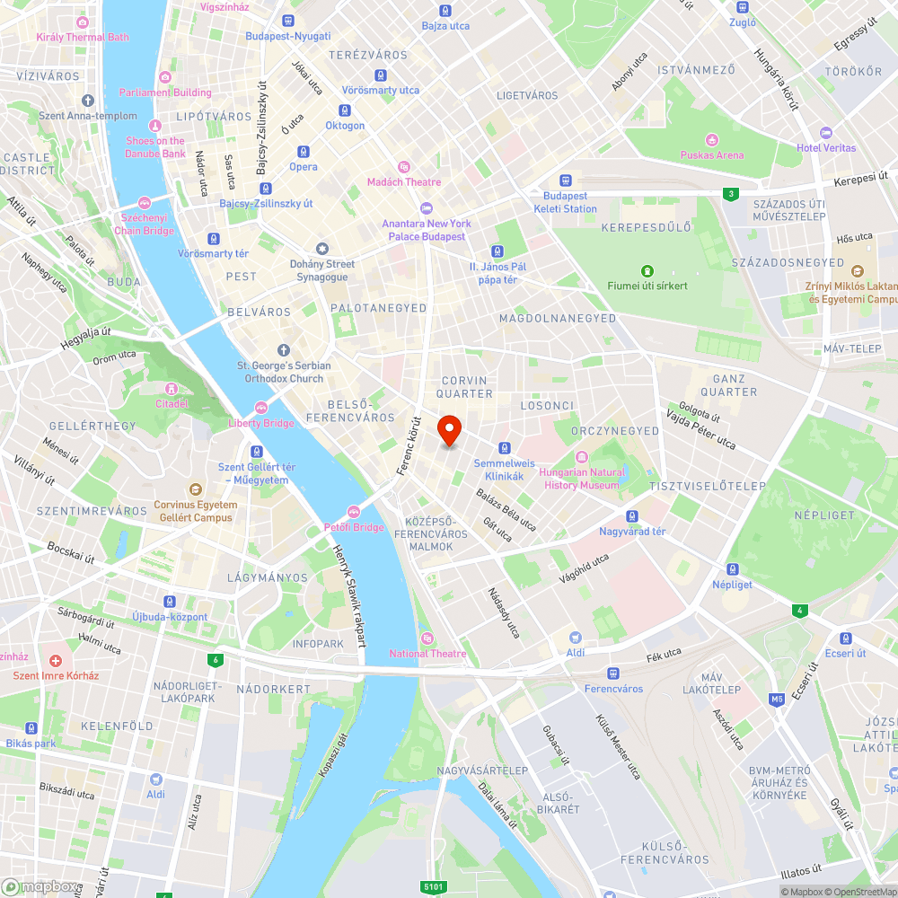1 felesleges és 1 hiányzó járdaoszlop bejelentés helye