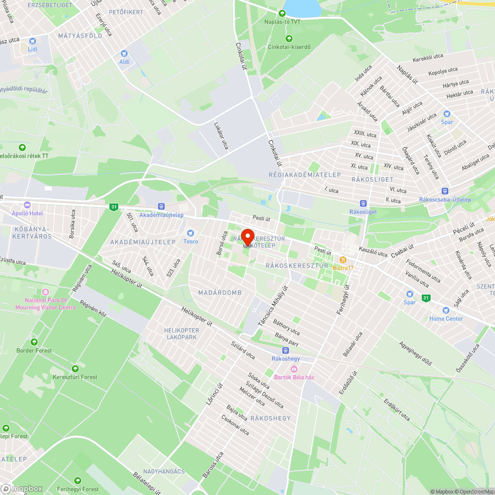 Járdahiba a játszótér mellett bejelentés helye