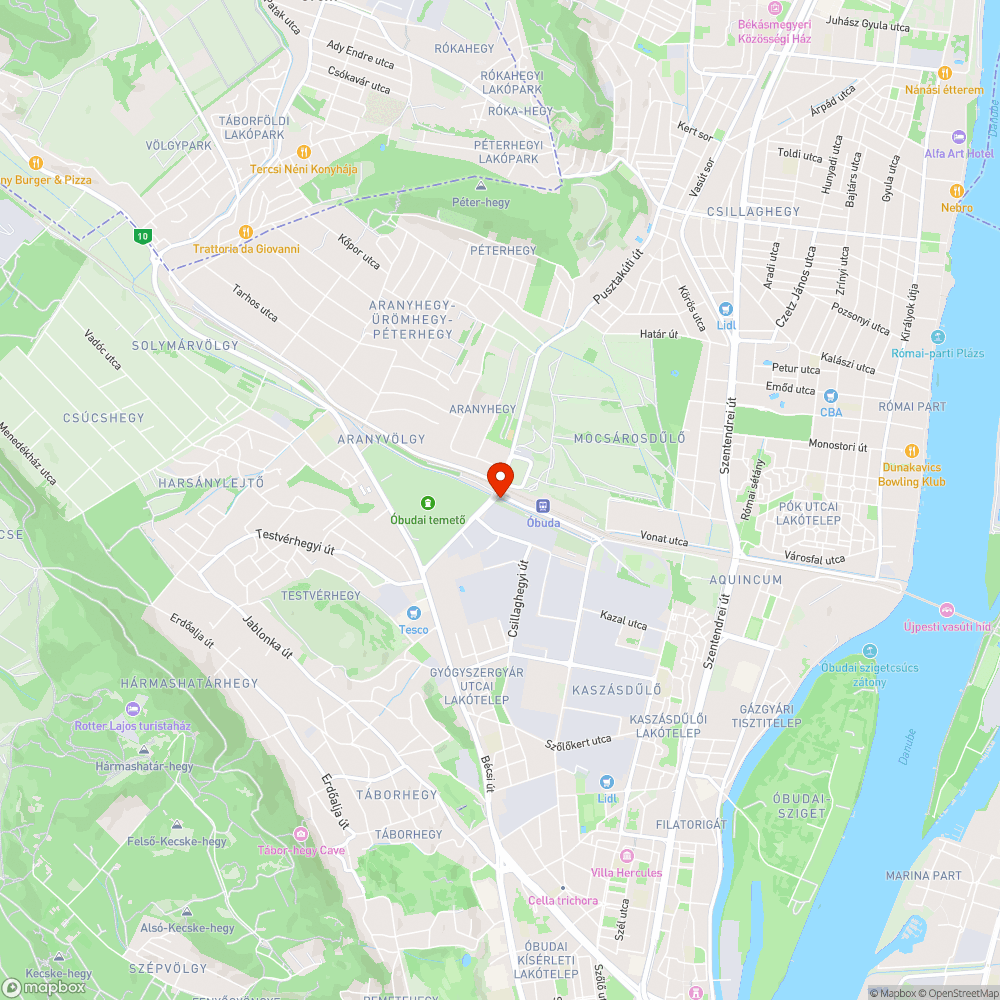 Nyitott akna bejelentés helye