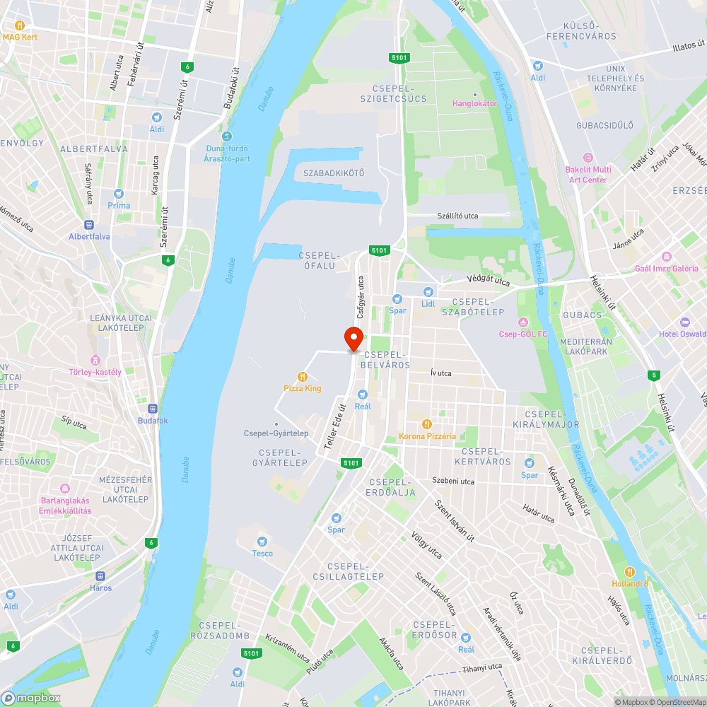 Hiányzó Fényterelő - Teller Ede út bejelentés helye