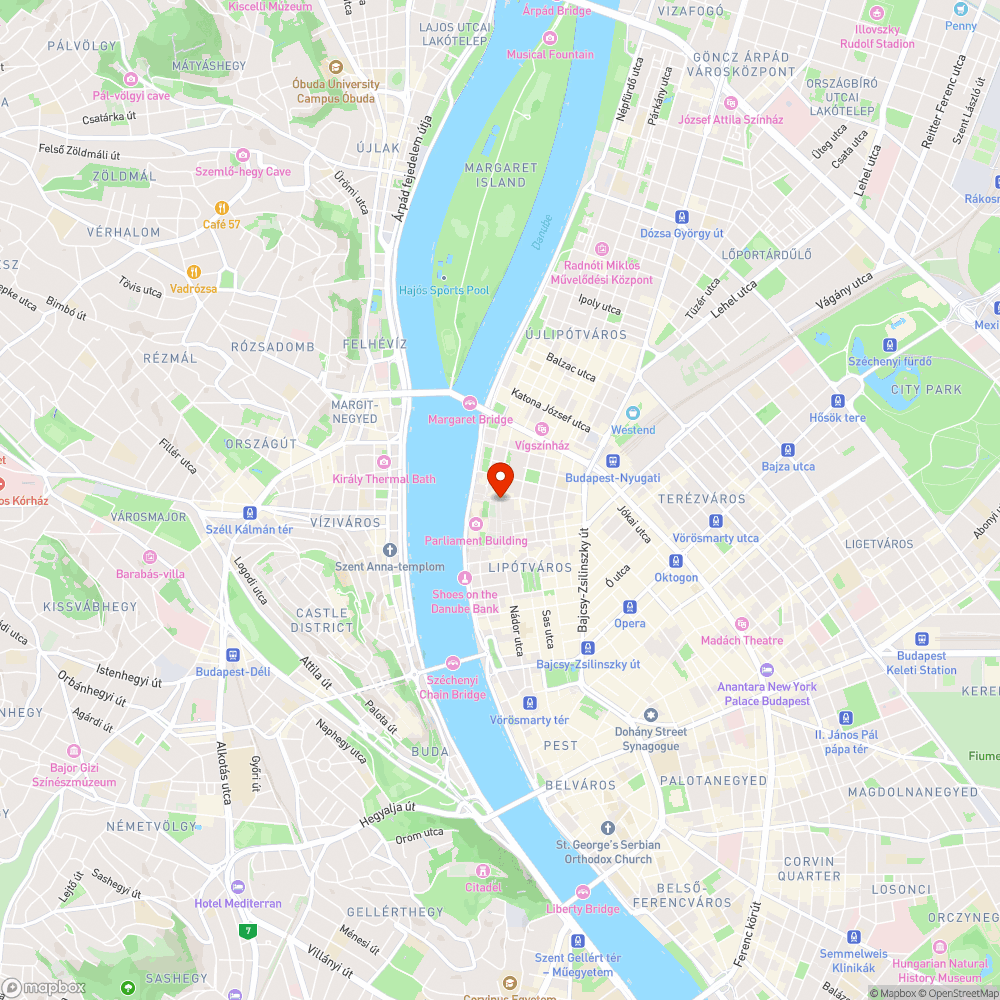 Kossuth tér vízelvezetés bejelentés helye