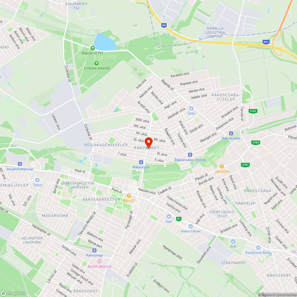 Szétnyomott szegély és árok bejelentés helye
