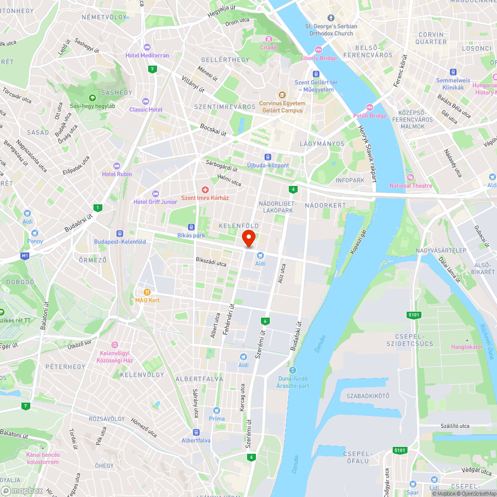 Fehérvári-Hengermalom sarok - rosszul tervezett parkoló bejelentés helye