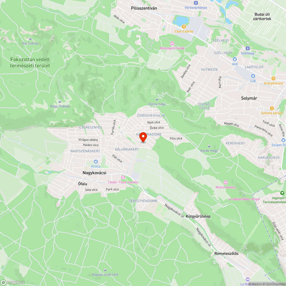 kátyú bejelentés helye