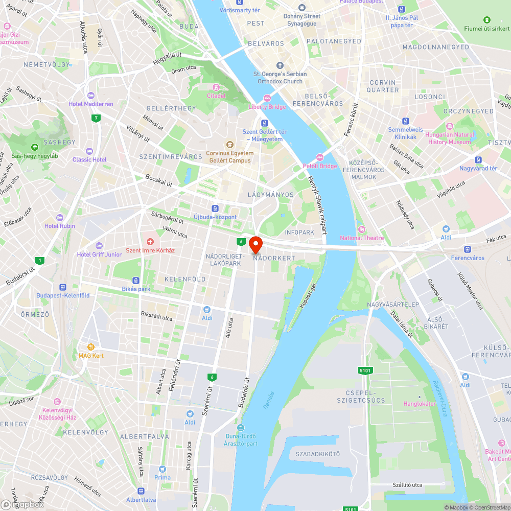 Budafoki-Prielle sarok - dagonyázva parkolás bejelentés helye