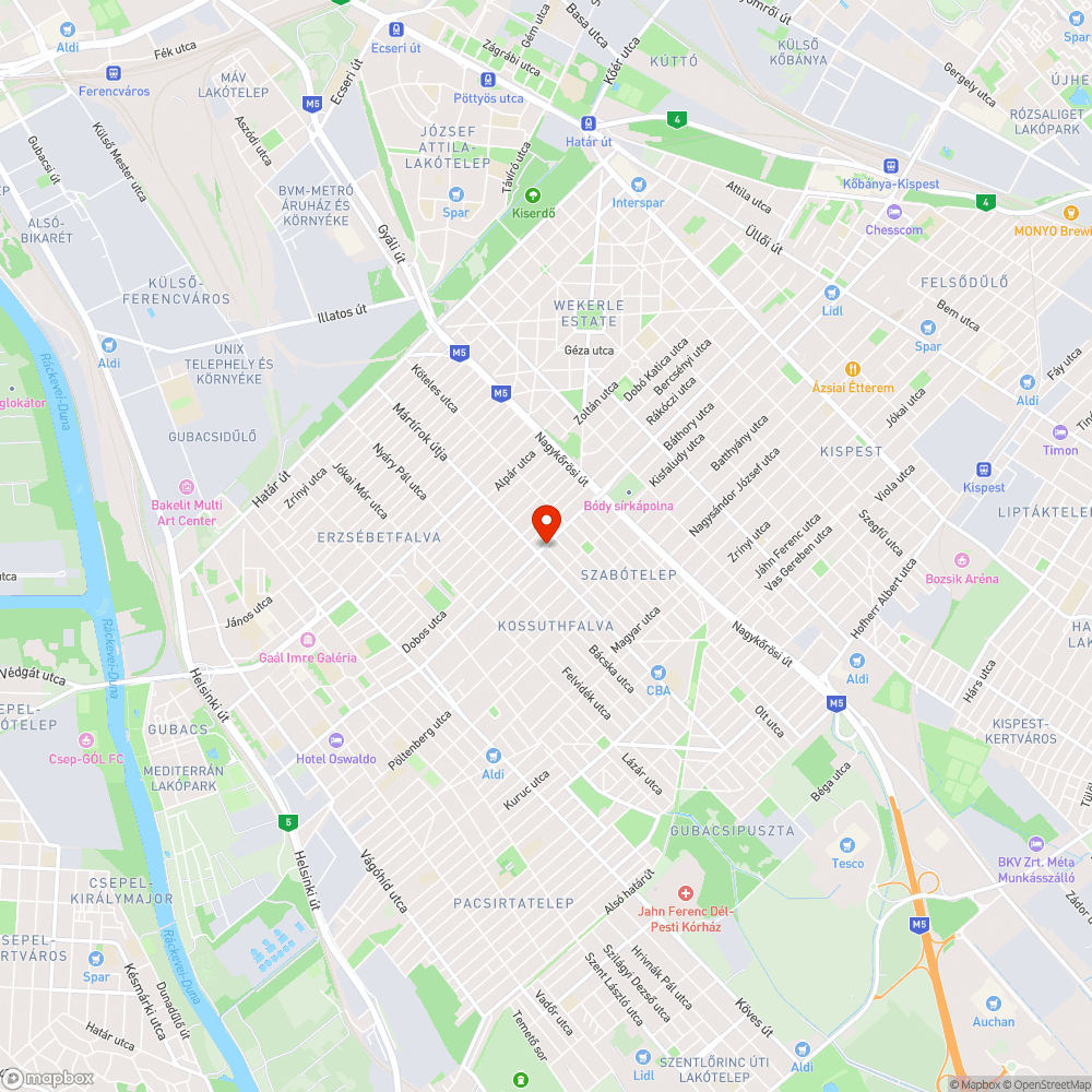 Utcanévtáblák hiánya Pesterzsébeten bejelentés helye