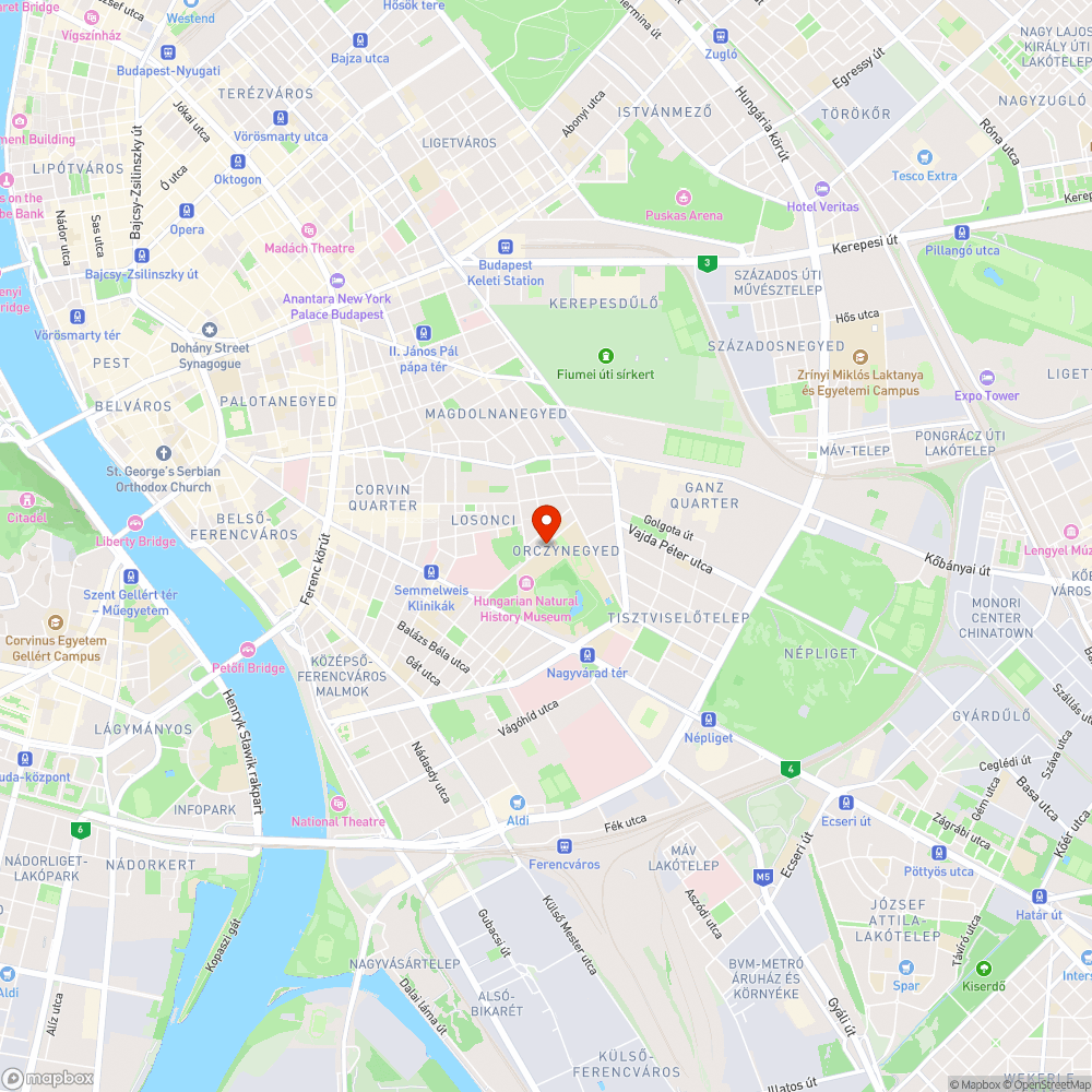 Kátyúhiba bejelentés helye