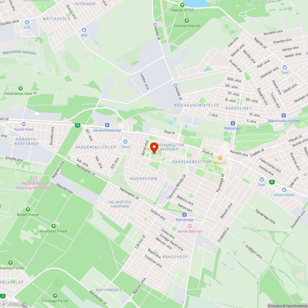 Hol a Mónus Illés park? Hiányzó utcatábla bejelentés helye