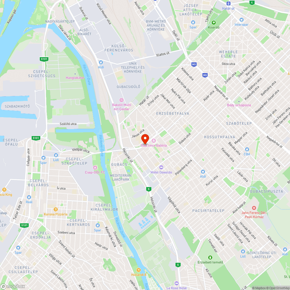 Utasváró - Pesterzsébet, városközpont bejelentés helye