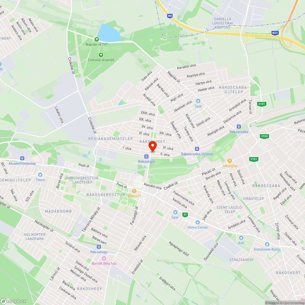 Elhasznált járda bejelentés helye