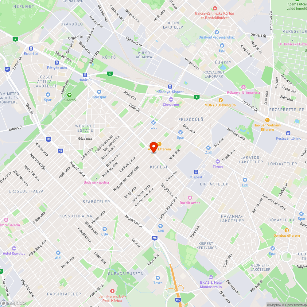 Ha át akar menni (Kispest, Ady Endre út) bejelentés helye