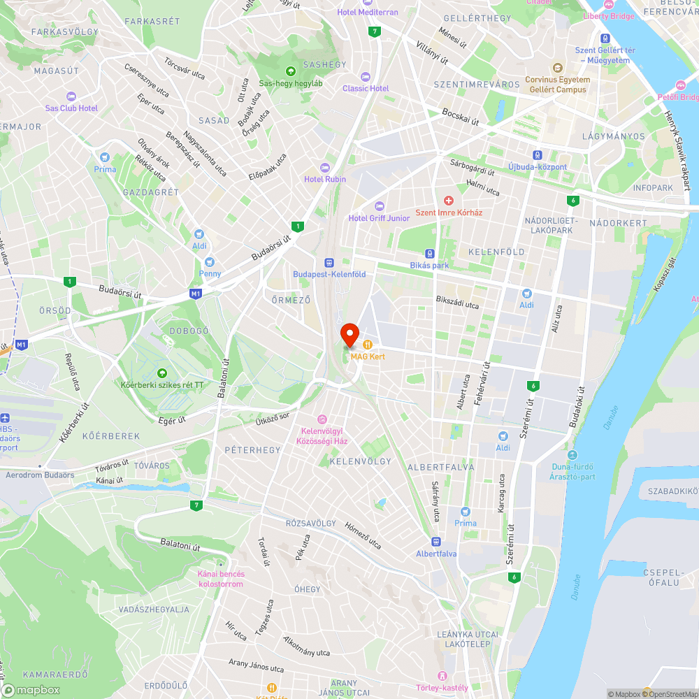 A gaztól járhatatlan járda / bicikliút bejelentés helye