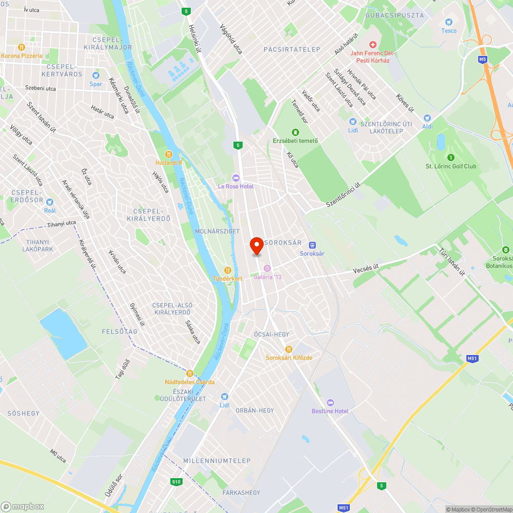 Víz nyelő bejelentés helye